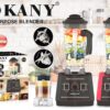 2-in-1, 5000 watts Sokany commercial blender