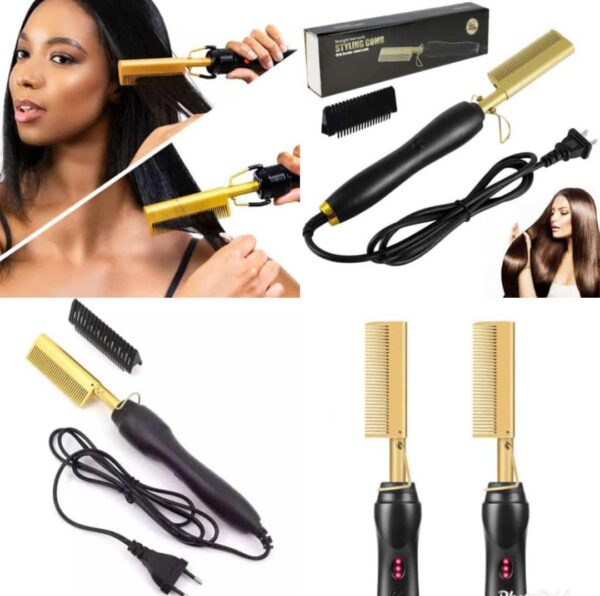 Electrical hair straightening & curling hot comb ksh 199