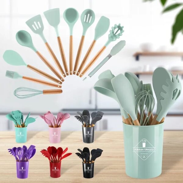 12pcs Silicone spoon set Ksh 2400