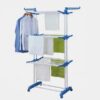 3-layer outdoor drying rack foldable