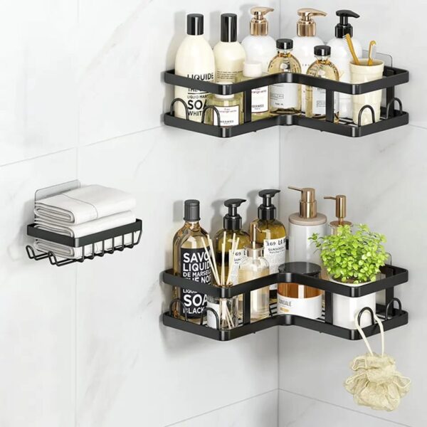 3pcs set corner Shower caddy shelfBathroom organizer ksh 2999