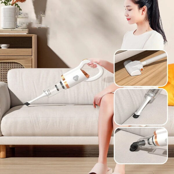 3-in-1 rechargeable handheld wireless vacuum cleaner with high suction power - Image 2