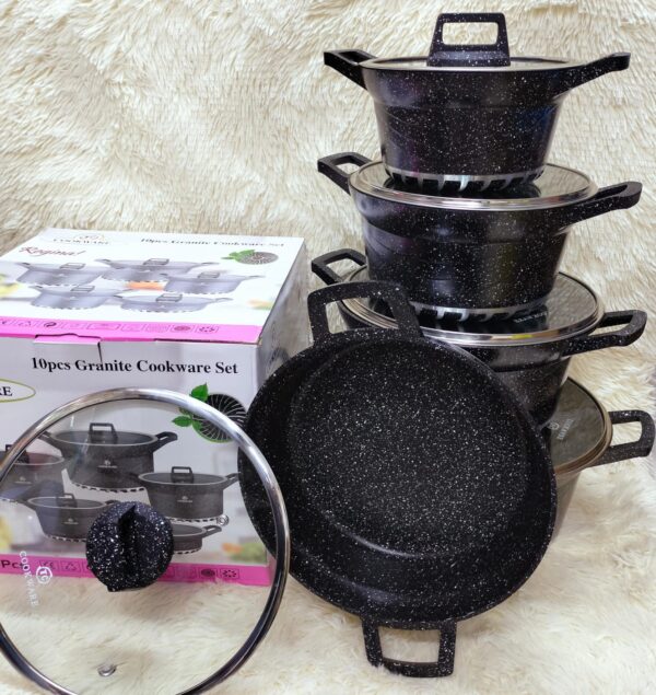 10-piece Bosch granite cookware set, original made in Germany - Image 2