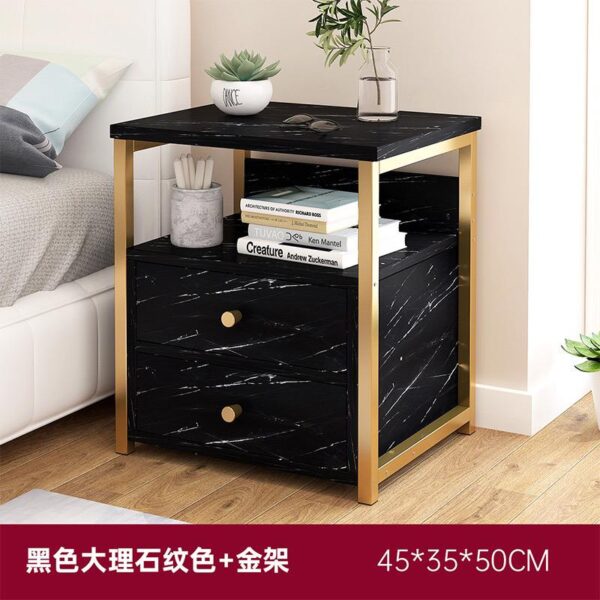 Nordic luxury bedside cabinet - Image 2