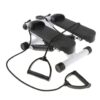 Mini stepper fitness machine with straps